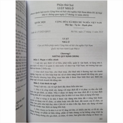 Sách Luật Đất Đai 2024 – Luật Nhà Ở 2023 – Luật Kinh Doanh Bất Động Sản 2023 (V2450T)