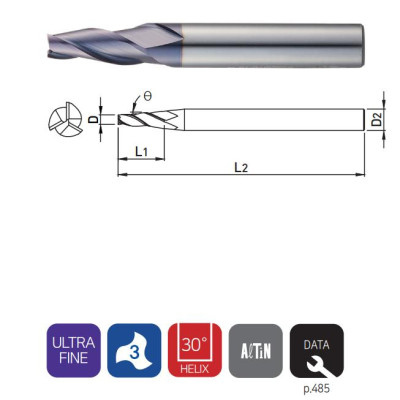 Dao phay ngón Widin TE503 06 308