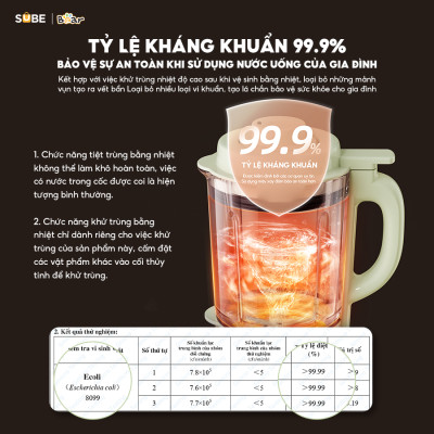 Máy Làm Sữa Hạt BEAR Đa Năng 1.75L Máy Xay Nấu Đa Năng Máy Xay Sinh Tố Máy Xay Hạt Nhuyễn Mịn Chống Ồn Tốt SB-SH17V - Hàng Chính Hãng