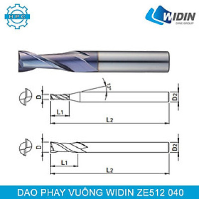 Dao phay vuông Widin ZE512 040