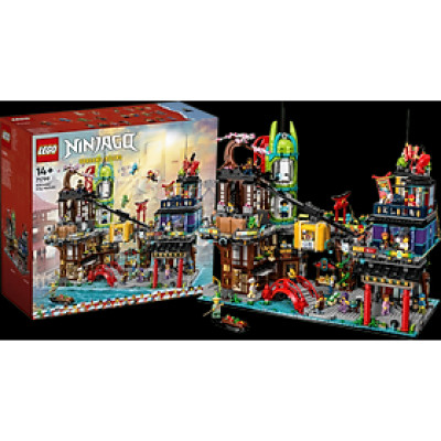 Đồ Chơi Lắp Ráp: Thị Trường Thành Phố NinjaGo - LEGO NINJAGO 71799 (6163 chi tiết)