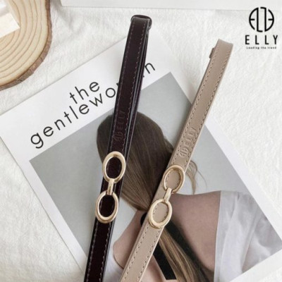 Dây thắt lưng nữ cao cấp da thật – ED62