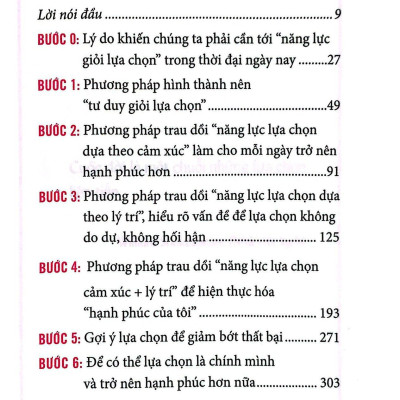 Khéo Lựa Chọn Để Thêm Hạnh Phúc