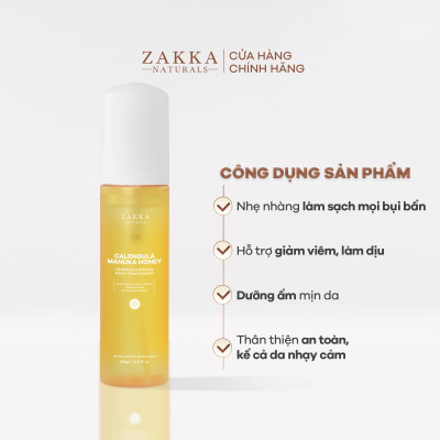 Bộ Đôi Zakka Naturals Sữa Dưỡng Cúc 150ml và SRM Cúc 185g Làm Sạch Và Cấp Ẩm Dịu Nhẹ Cho Da Nhạy Cảm