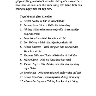 Sách: Kể Chuyện Cuộc Đời Các Thiên Tài - Alexander Popov - Chinh Phục Khoảng Không