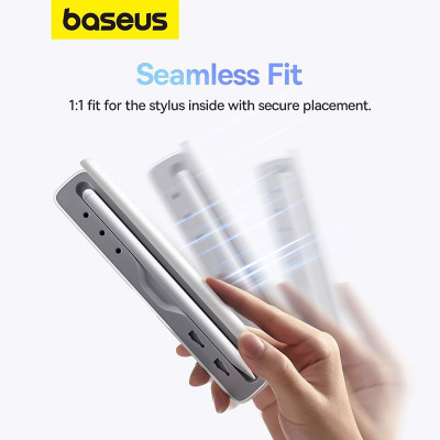 Hộp đựng bút Baseus Pencil Smooth Writing 2 Series Stylus Case P80015808211-00 cảm ứng từ tính - hàng chính hãng