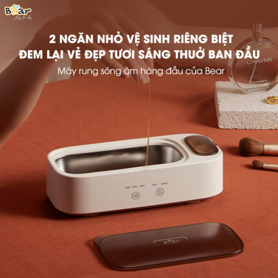 Máy làm sạch sóng âm Bear SB-MR038 380ml (20W) - Hàng chính hãng