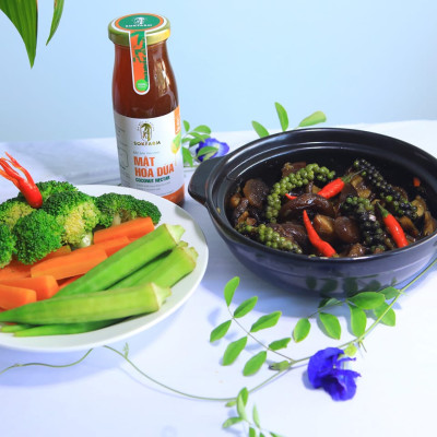 Mật hoa dừa Sokfarm - Vị ngon ngọt, An toàn cho trẻ nhỏ, bổ sung nhiều năng lượng