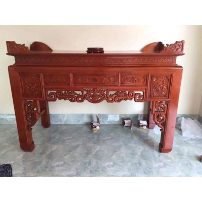 án thờ gỗ mít chân 12 dài 197