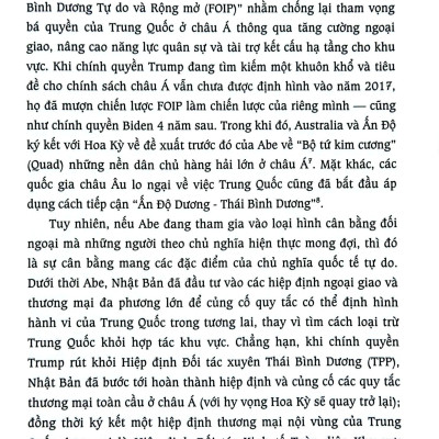 Tuyến Lợi Thế - Chiến Lược Lớn Của Nhật Bản Trong Kỷ Nguyên Abe Shinzo