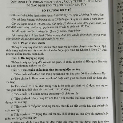 Sách Quy Định Chi Tiết Thi Hành Luật Phòng Chống Ma Tuý – Luật Xử Lý Vi Phạm Hành Chính về Cai Nghiện Ma Tuý - V2436A