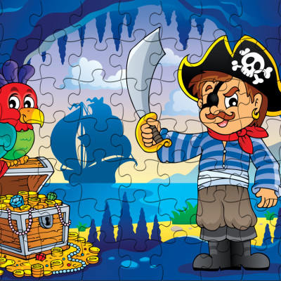 Tranh xếp hình Tia Sáng Cướp biển ( 63 mảnh)