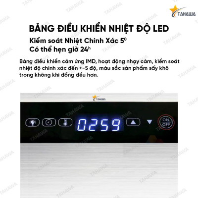 Máy sấy thực phẩm 5 KHAY TAHAWA DBC-05A- Hàng Chính Hãng- Bảo hành 2 năm