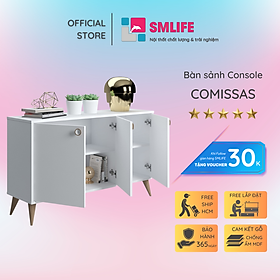 Bàn sảnh ra vào gỗ hiện đại SMLIFE Comissas