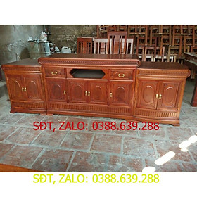 Kệ mâm - gỗ hương vân - loại 2m2 và 2m4