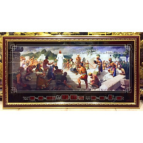 Tranh đồng hồ vạn niên , Chúa hiện thân - 8605
