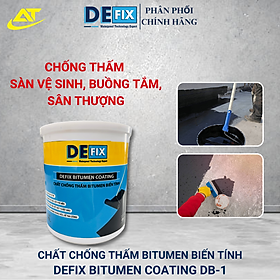 Chất chống thấm Bitumen Biến tính màu đen loại 1kg