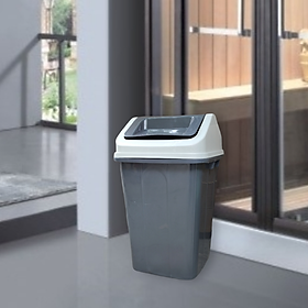 THÙNG RÁC NẮP LẬT CAO CẤP 60L CÔNG NGHIỆP MÀU ĐEN