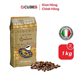 Cà phê hạt Carraro Villaggio Evaluna - Hàng nhập khẩu từ Ý