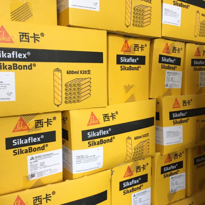 Keo trám khe đàn hồi vĩnh viễn, trám nứt cho tường và sàn - Sikaflex 140 Construction Grey (tuýp 600ml)