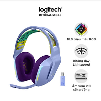 Tai nghe Gaming Logitech G733 LIGHTSPEED Wireless 7.1 RGB - Hàng Chính Hãng