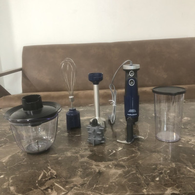 Máy xay sinh tố cầm tay 4 trong 1 Morphy Richards MR6006 Công suất: 600W Tích hợp 8 tốc độ quay cùng chế độ Turbo - HÀNG NHẬP KHẨU