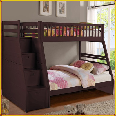 Giường 2 Tầng Belle Espirit Gỗ Tự Nhiên Cao Cấp - Vàng Gỗ