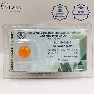 Viên đá Mã não (Agate) thiên nhiên HA_G000185