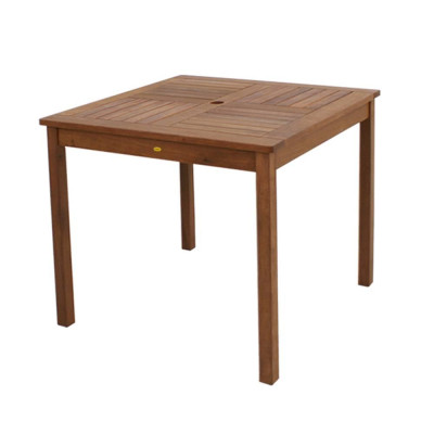 Bàn Vuông Maluku IBIE NT3013 (70 x 70 x 72 cm) - Nâu