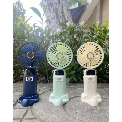 Quạt Mini Cầm Tay Tích Điện 10.000mAh, Đeo Cổ, Gấp Gọn, 5 Tốc Độ Gió Linh Hoạt - HÀNG CHÍNH HÃNG MINIIN