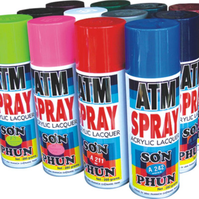 Sơn Xịt ATM Spray A214 Xanh Lá cao cấp, sang trọng, bền màu, lâu trôi