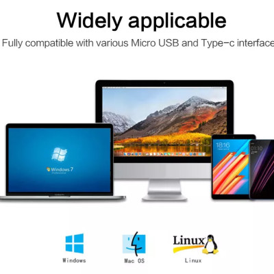 Đầu cắm OTG xịn giúp điện thoại Android đọc thẻ nhớ TF, USB, Type C  - Hàng chính hãng / Hàng nhập khẩu