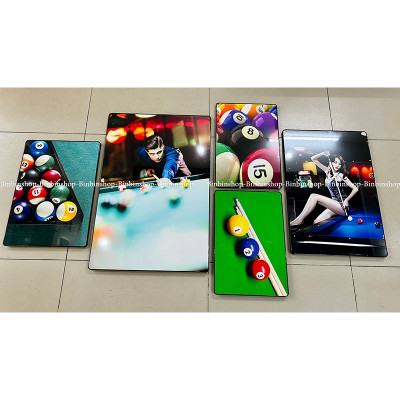 (ẢNH THẬT) Tranh treo tường trang trí decor quán bida  tặng kèm đinh treo