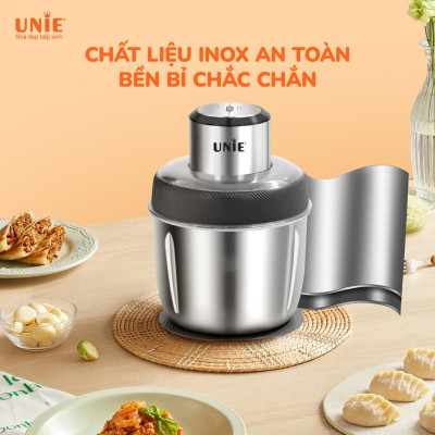 Máy Xay Thịt Unie UE226, Công Suất 300w - 2 Cối Inox 304, Hàng Chính Hãng