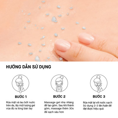 Tẩy Tế Bào Chết Rosette Thu Nhỏ Lỗ Chân Lông Gommage Clear Peel 180G