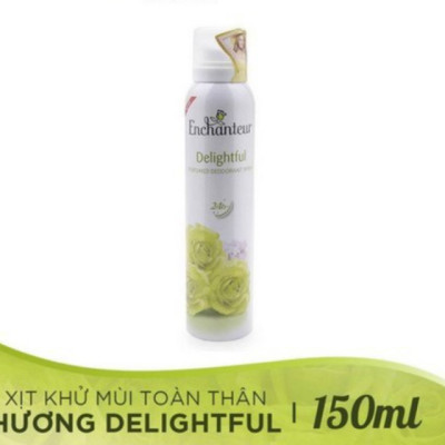 Xịt khử mùi toàn thân Enchanteur Delightful (150ml)