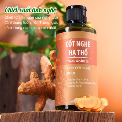 Combo dưỡng trắng body và săn chắc eo sau sinh Wonmom ( 1 Cốt nghệ + 1 Cốt gừng hạ thổ )