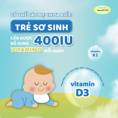[Mua 2 Tặng 1 Kem] Vitamin D3 K2 Whykids Dạng Xịt Giúp Bé Tăng Khả Năng Hấp Thụ Canxi Tốt Cho Sức Khoẻ - Chai 15m