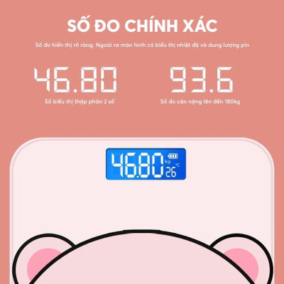  Cân Sức Khỏe  gia đình , cân điện tử có đèn Led ,    là sản phẩm rất cần thiết cho mọi gia đình 