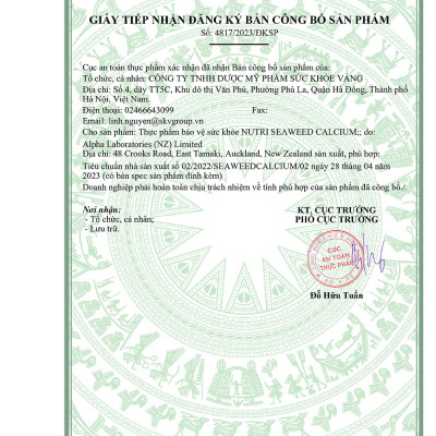 Bộ Sản Phẩm Tăng Chiều Cao Tuổi Dậy Thì: 2 Hộp Canxi hữu cơ New Zealand Nutri Seaweed Calcium và GO MULTI TEEN EVERYDAY