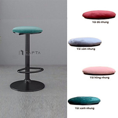 CB2263 B-F Ghế bar không lưng tựa nệm vải nhung nhập khẩu Nội thất Capta hcm