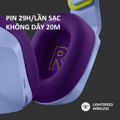 Tai nghe Gaming Logitech G733 LIGHTSPEED Wireless 7.1 RGB - Hàng Chính Hãng