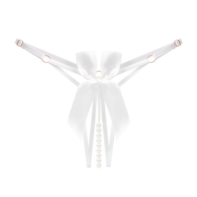 Quần lót lọt khe đai nhỏ đính hạt gắn nơ cực ly kỳ