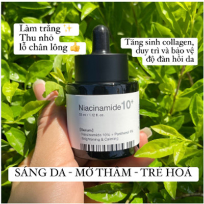 Serum làm trắng và thu nhỏ lỗ chân lông Anodin Niacinamide 10 Plus Hàn Quốc 33ml