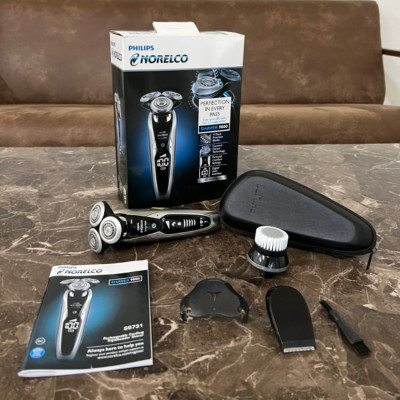 Máy cạo râu khô và ướt cao cấp Hà Lan Philips Norelco S9731