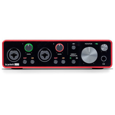 Focusrite 2i2 Gen 3, Gen 4 Sound Card Âm Thanh Scarlett - Focus USB Audio SoundCard Gen3 - Gen4 Hàng Chính Hãng