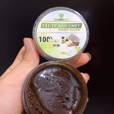 TẨY TẾ BÀO CHẾT MẶT THIÊN NHIÊN MẸ KEN hủ 50ML- tẩy tế bào chết mặt, sạch mụn cám, sạch da chết