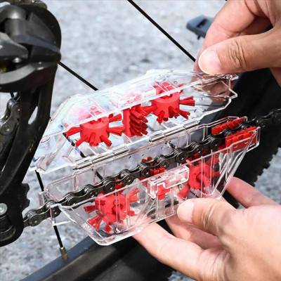 Dụng Cụ Làm Sạch Chà Sên Xích Xe Đạp CHAIN WASHER CW-022 Ngâm Trong Suốt, Làm Sạch Dầu Mỡ Dễ Dùng, Tiện lợi, Hiệu Quả, Nhanh chóng (2 tùy chọn) - Mai Lee