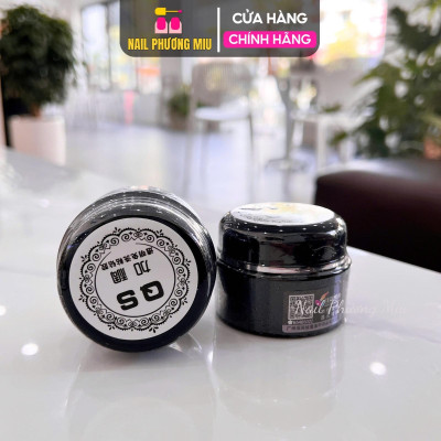 Gel Vẽ Nổi Thủy Tinh QS 20g Làm Nail, Gel Đa Năng, Vẽ Móng Hoa, Đậm Đặc Khô Nhanh, Không Nhăn Không Chảy Nail Phương Miu Nữ Sơn Gel