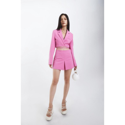 DOTTIE - Áo vest dáng ngắn buộc dây nữ T0554